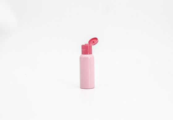 1.7oz50ml Pink PET Cosmetic Bottle Small-Size Liquid Container Skincare Bottle Flip Top Cap Sprayer Pump Plastic Bottle
