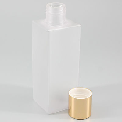 5.07oz/150ml Different Cap Choices Square Frosted PETG Bottle , Lotion Perfume Skincare Products Cosmetic Plastic Bottle