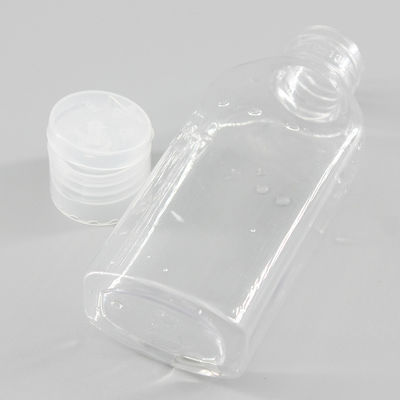 60ml Alcohol Disinfection Gel PET Skin Care Bottle PP Flip Top Cap