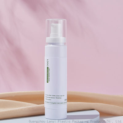 White Cylinder 30ml 50ml 60ml PET Face Mist Spray Bottle