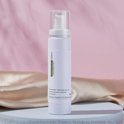 White Cylinder 30ml 50ml 60ml PET Face Mist Spray Bottle
