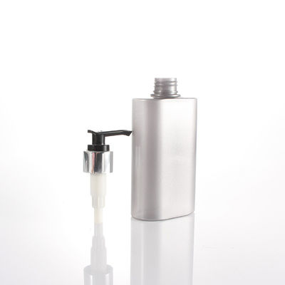 Square Gray Toiletries Plastic 200ml Shampoo Pump Bottles