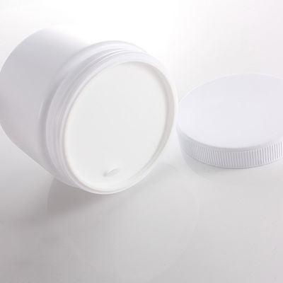 500ml Cylindrical HDPE Face Cream Jars For Tooth Protein Powder