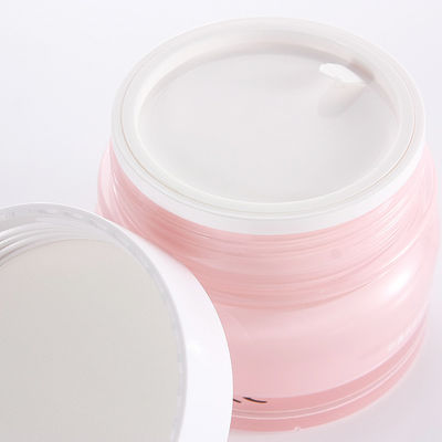 Screw Cap 1.69oz 50g Cosmetic Cream Jars Acrylic Plastic Bottle