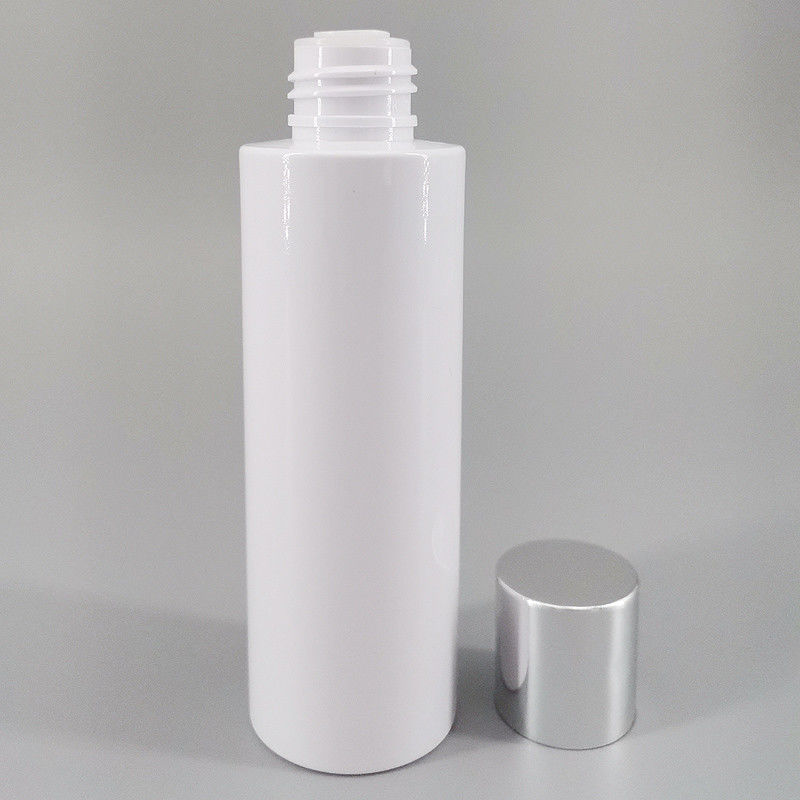 White Cylinder Toner Make-Up Water PET Plastic Bottle 120ml Screw Cap Skin Care Bottle